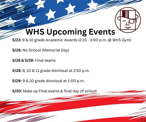 Upcoming events